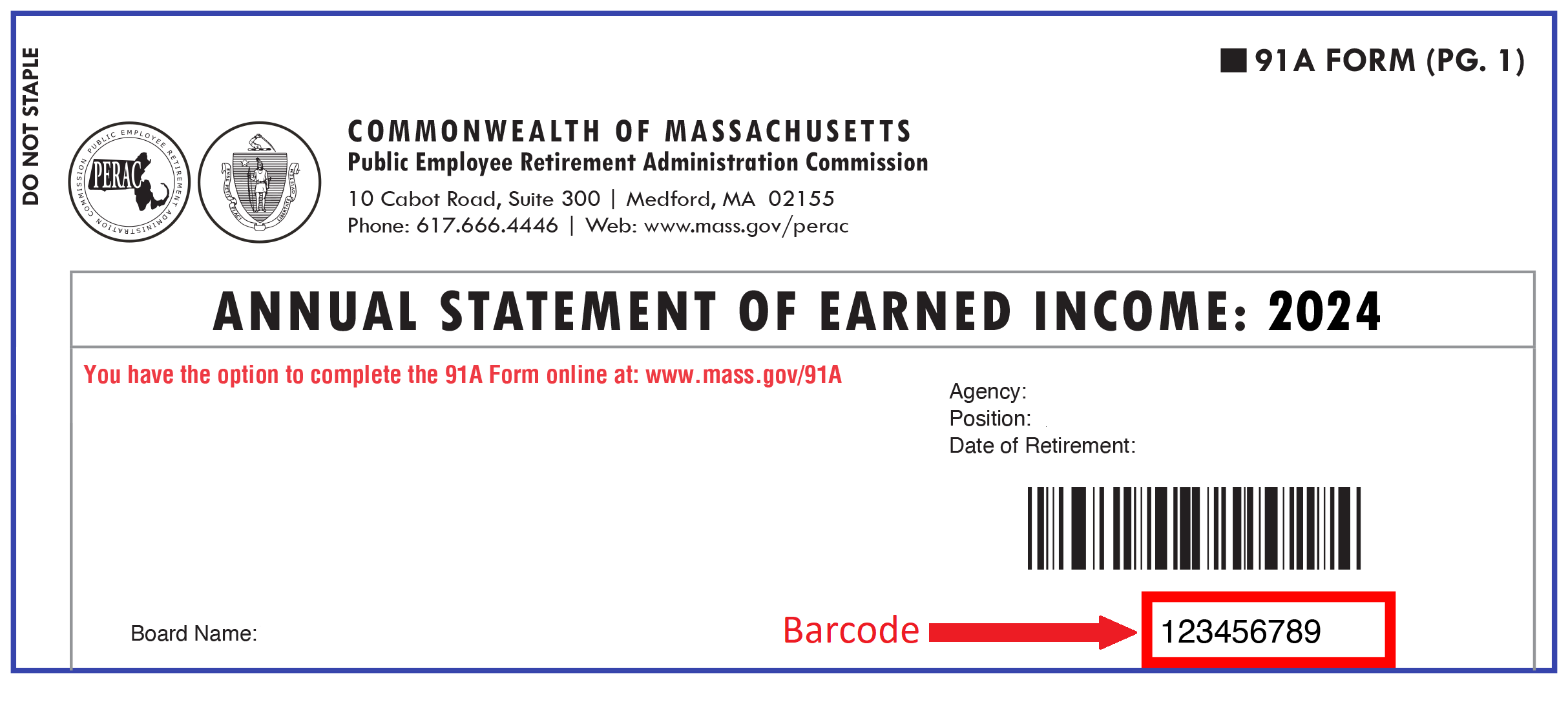 Barcode example